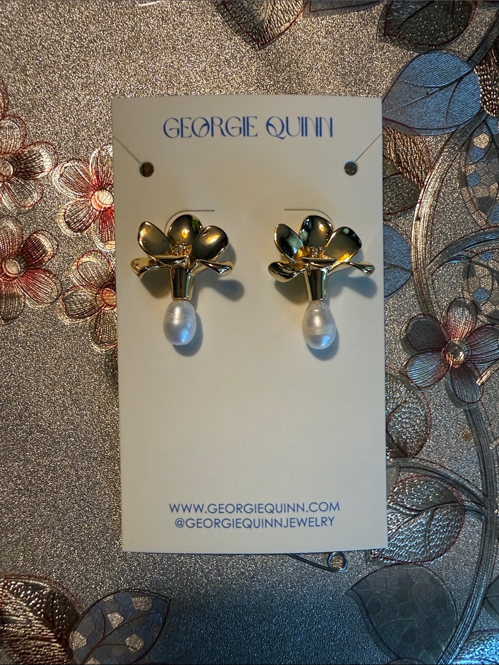 NWT Anthropologie earrings with pearls